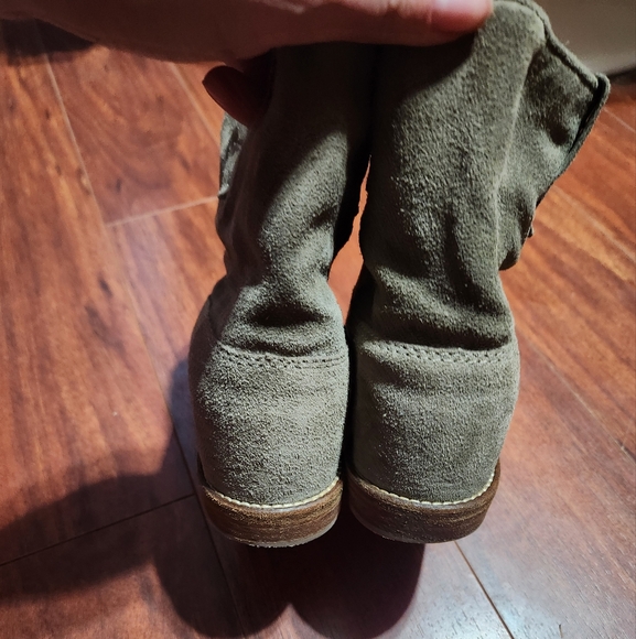 Isabel Marant Crisi Beige Grey Suede Ankle Boots - Picture 6 of 7